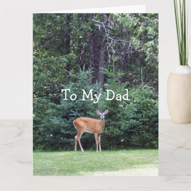 Father's Day Deer Card (Front)