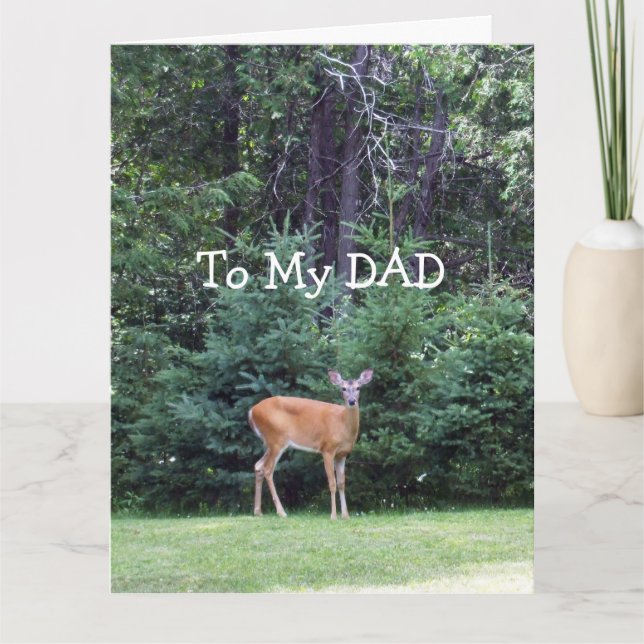 Father's Day Deer Card (Front)