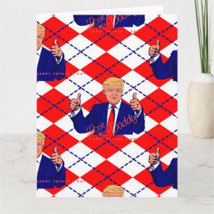 fathers day donald trump card