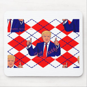 fathers day donald trump mouse mat