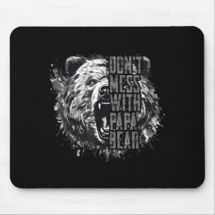 Father's Day Don't Mess With Papa Bear Mouse Mat