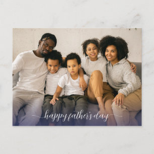 Father's Day Family Photo Bundle Gift Set Editable Holiday Postcard