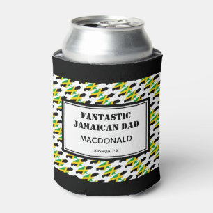 Father's Day FANTASTIC JAMAICAN DAD Personalised Can Cooler