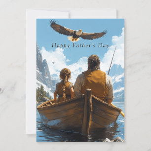 Father's Day Father &  Daughter Going Fishing