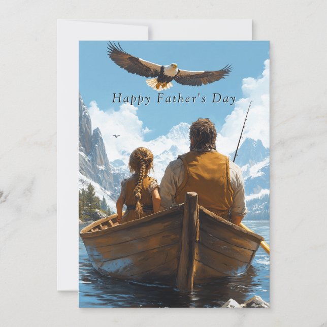 Father's Day Father &  Daughter Going Fishing (Front)