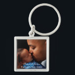 father's day father kissing infant tender sweet key ring<br><div class="desc">Give dad a gift he will carry with him all year long, a personalised key chain. Add your own image of a loving moment between your father and his son or daughter. Memorialise this day with your names and date. Fully customisable this key chain is sure to touch your father's...</div>