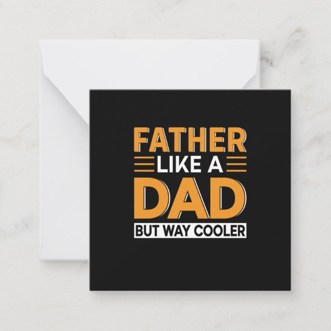 Father's Day Father Like A Dad Card (Front)