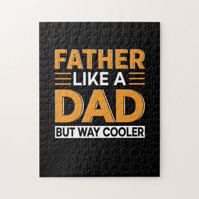Father's Day Father Like A Dad Jigsaw Puzzle (Vertical)