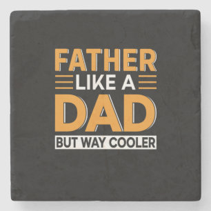 Father's Day Father Like A Dad Stone Coaster
