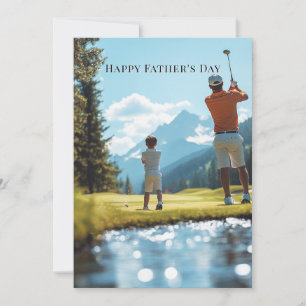  Father's Day Father &  Son Playing Golf