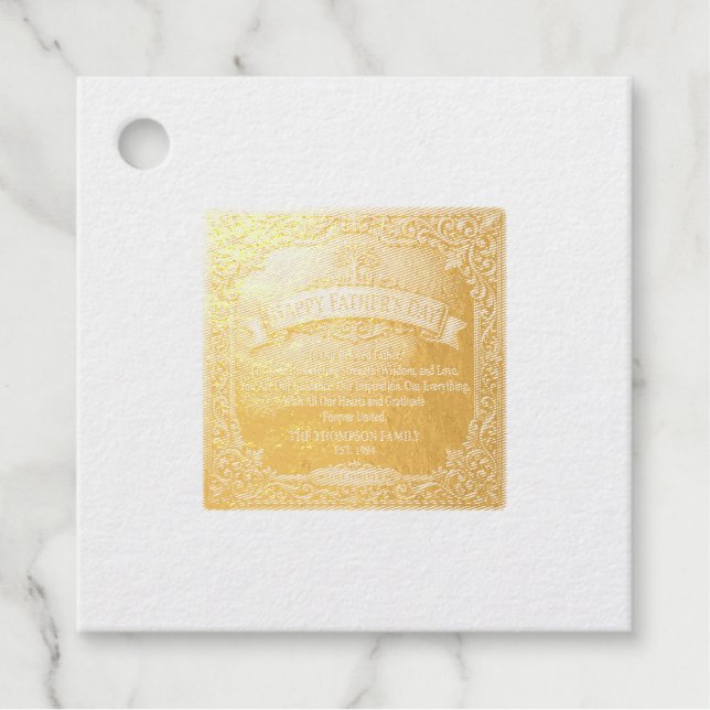 Fathers Day Favour Tags (Front)