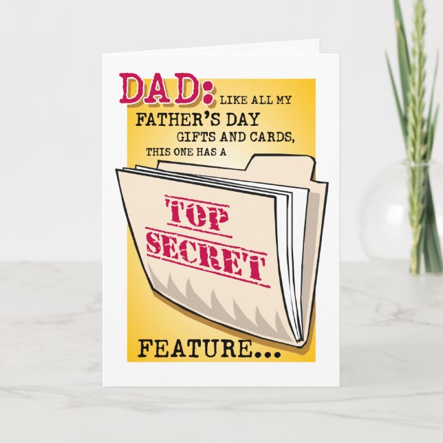 Father's Day "Feature" Card (Front)