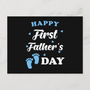 Fathers Day First Fathers Day Postcard