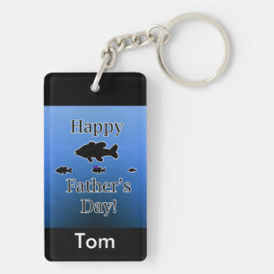 Father's Day Fish Key Ring