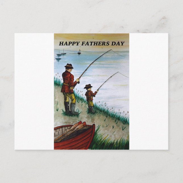 Fathers Day fishing card (Front)