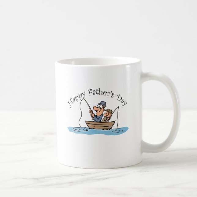 "Fathers Day Fishing" Coffee Mug (Right)