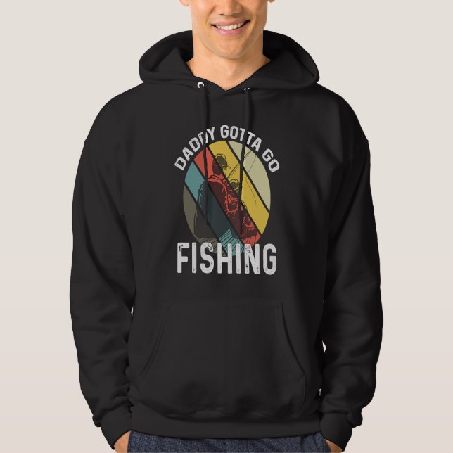 Father's Day  Fishing Dad 1 Hoodie (Front)