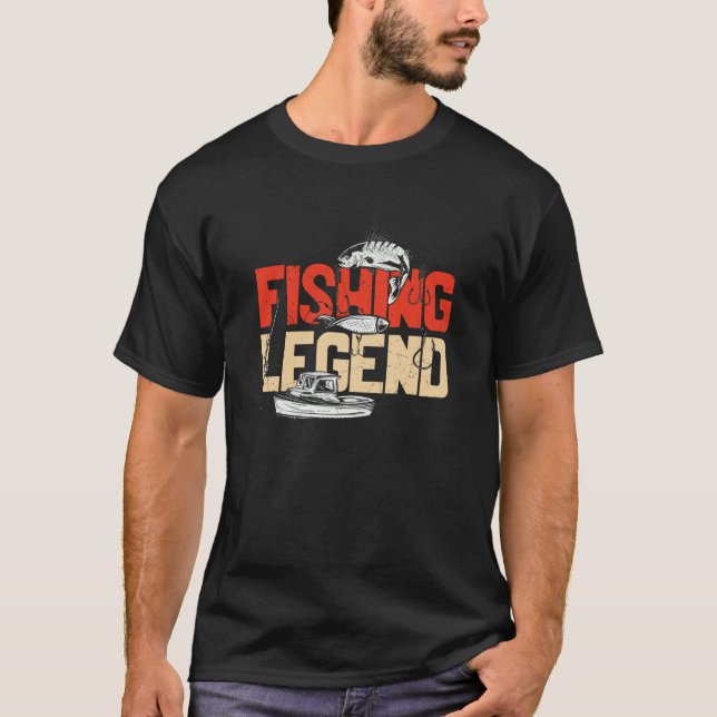 Father's Day Fishing Fisherman Rod Angler  2 T-Shirt (Front)