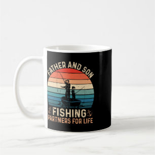 Fathers Day Fishing For Dad Fathers Day From Son F Coffee Mug