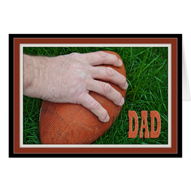 Father's Day Football (Front Horizontal)