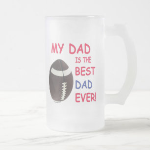 Father's Day Football Beer Mug