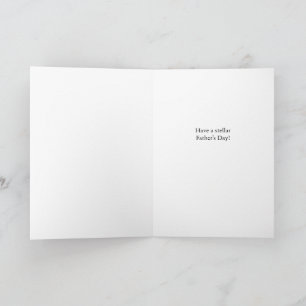 Father's Day for Best Dad Universe Theme Card