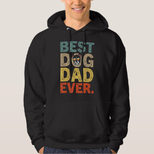 Father's Day For Dad Boston Terrier Best Dog Dad Hoodie
