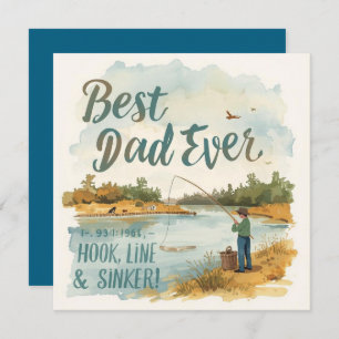 Father's Day for Fishing Lover Dad Card