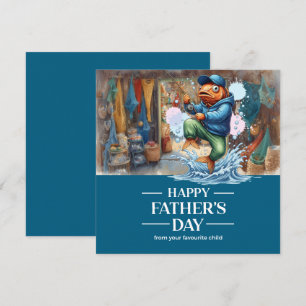 Father's Day for Fishing Lover Dad Card