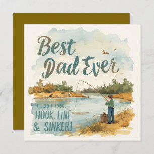 Father's Day for Fishing Lover Dad Card