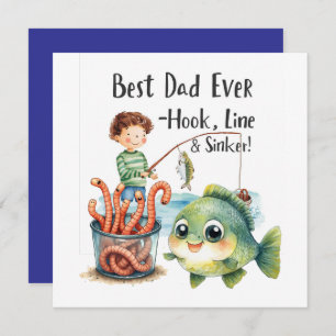 Father's Day for Fishing Lover Dad Card