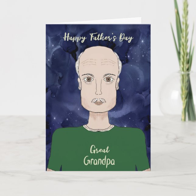 Father's Day for Great Grandpa Card (Front)