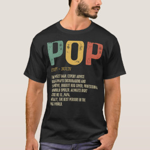 Father's Day For Men Pop Definition Grandpa T-Shirt