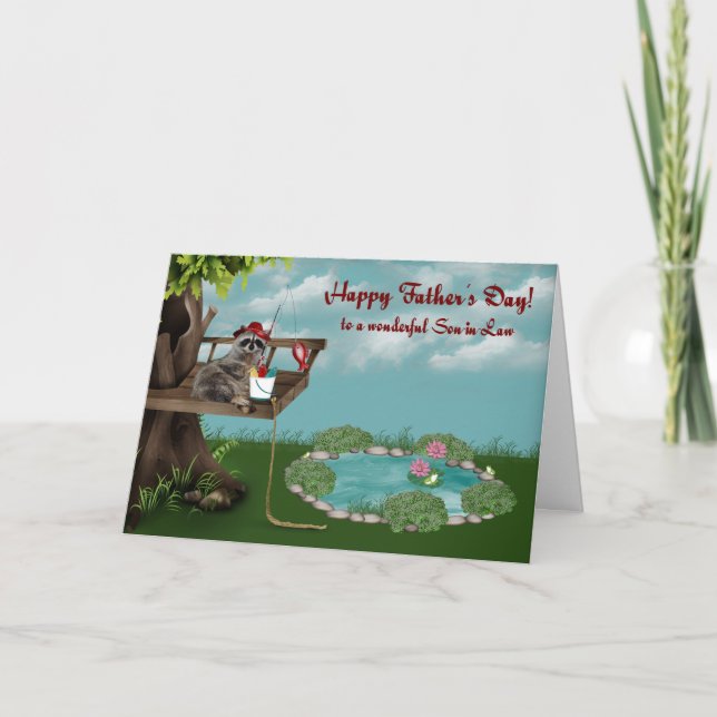 Father's Day For Son-in-Law Greeting cards (Front)