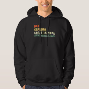 Fathers day from Grandson toddler Dad Grandpa Grea Hoodie