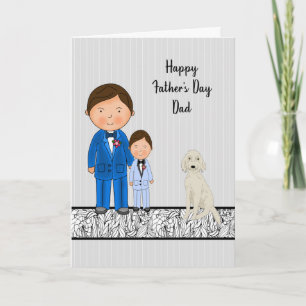 Father's Day from Son with Dad & Son Card