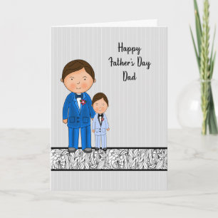Father's Day from Son with Dad & Son Card
