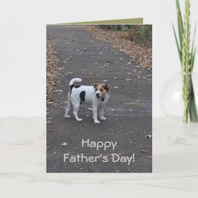 Fathers Day from the Dog Card (Front)