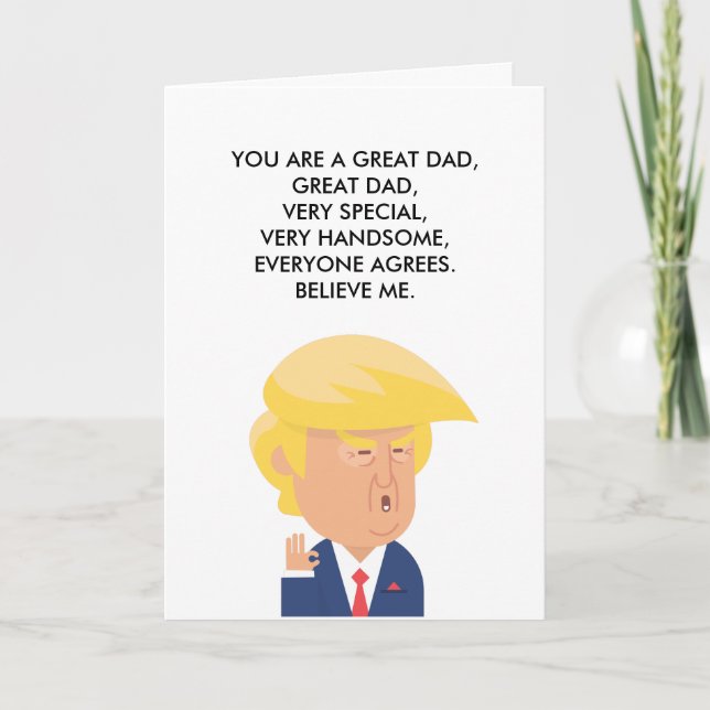 Fathers Day Funny Personalised Card (Front)