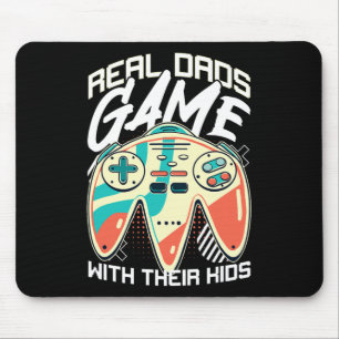 Fathers Day Gamer Dad Video Game Father Stepdad Fu Mouse Mat