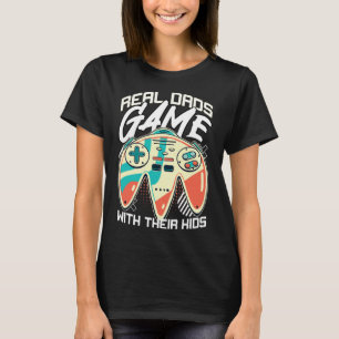 Fathers Day Gamer Dad Video Game Father Stepdad Fu T-Shirt
