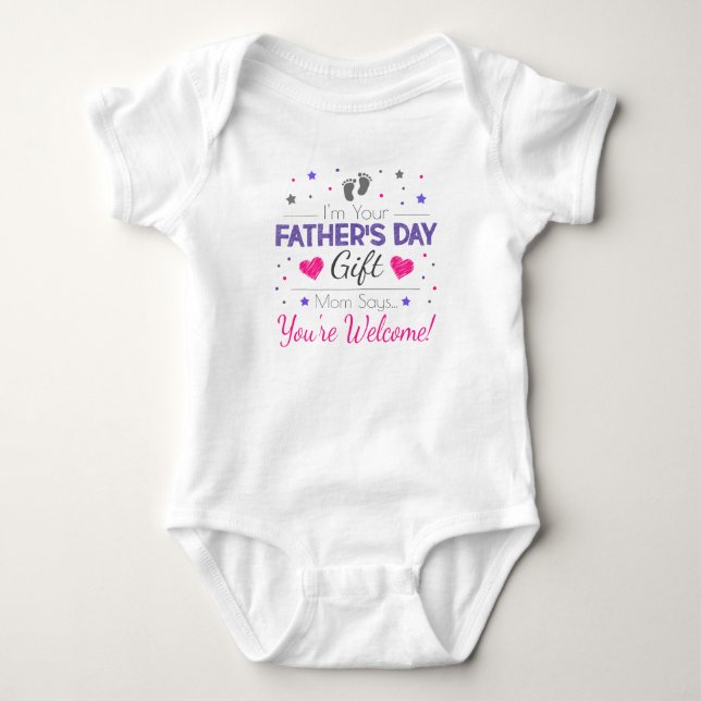 Father's Day Gift - Baby Bodysuit (Front)
