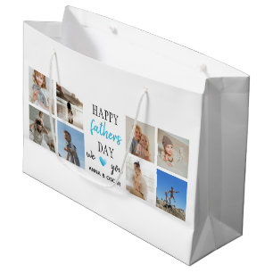 Father's Day Gift Bag Personalised Photos