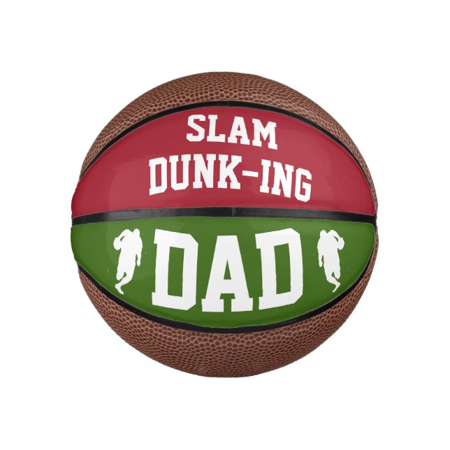Fathers Day Gift Basketball,Create Your Own Custom Mini Basketball (Front)