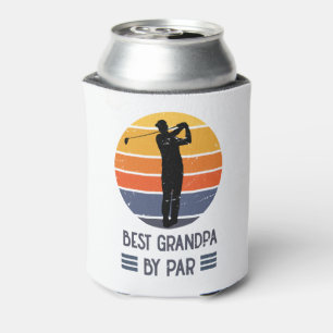 Father's Day Gift Best Grandpa By Par Can Cooler