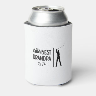 Father's Day Gift Best Grandpa By Par Can Cooler