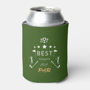 Father's Day Gift Best Grandpa By Par Can Cooler