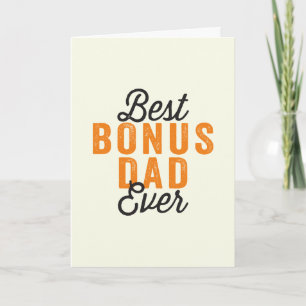 Fathers day gift card for Bonus dad 
