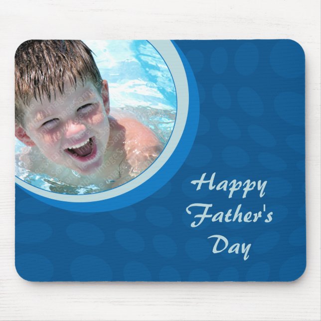 Father's Day Gift Custom Photo Mousepad (Front)
