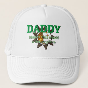 Father's Day Gift DADDY MAKES THIS WORLD A BETTER  Trucker Hat